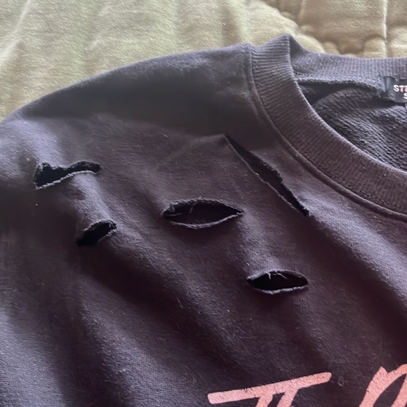 Rolling Stones Distressed Top - Picture 3 of 4